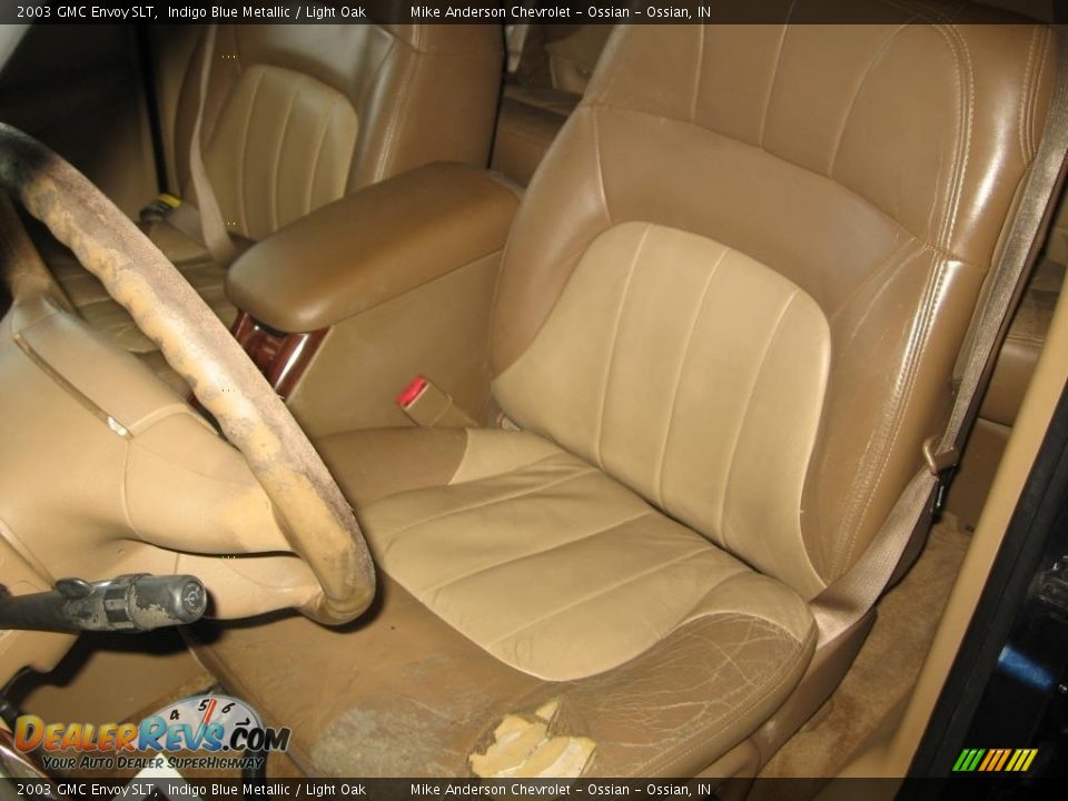 2003 GMC Envoy SLT Indigo Blue Metallic / Light Oak Photo #7
