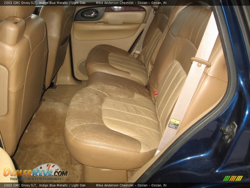 2003 GMC Envoy SLT Indigo Blue Metallic / Light Oak Photo #15