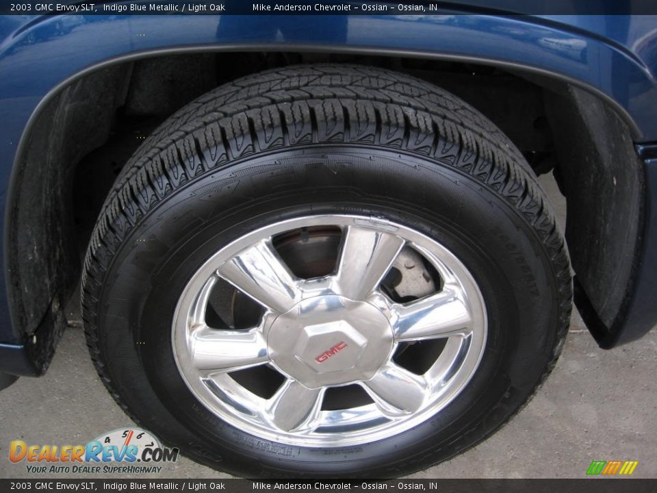 2003 GMC Envoy SLT Indigo Blue Metallic / Light Oak Photo #20