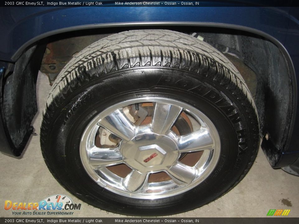 2003 GMC Envoy SLT Indigo Blue Metallic / Light Oak Photo #22