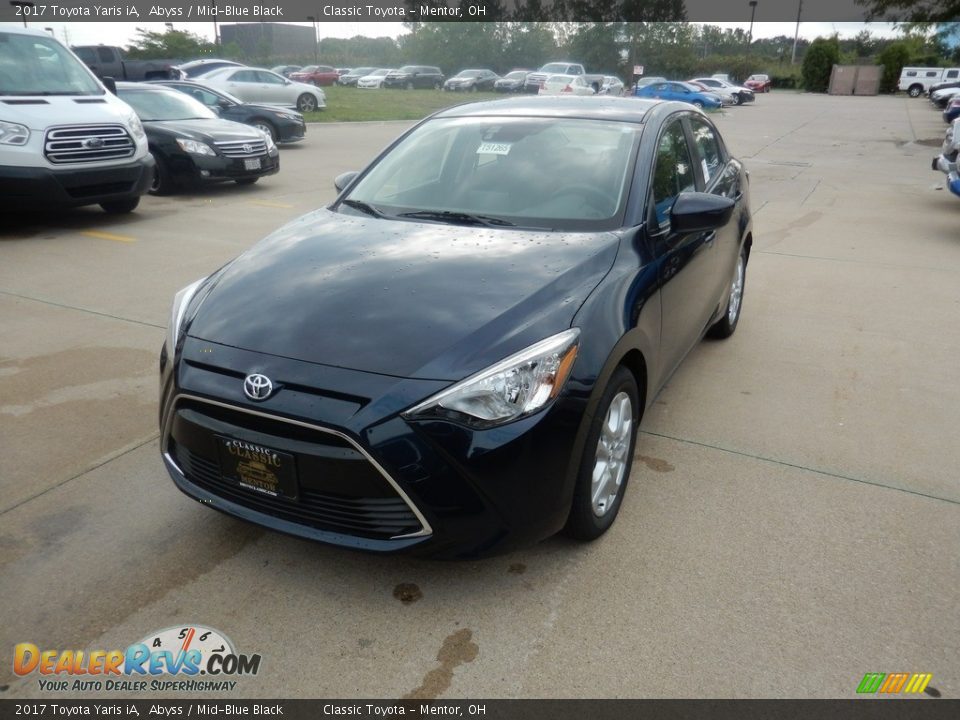 2017 Toyota Yaris iA Abyss / Mid-Blue Black Photo #1