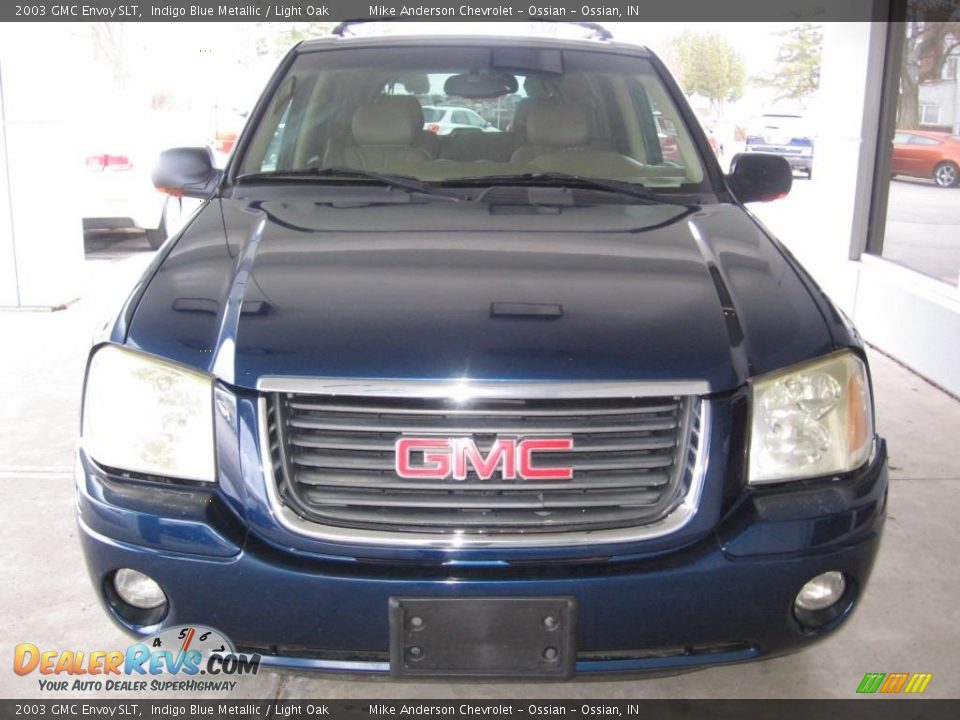 2003 GMC Envoy SLT Indigo Blue Metallic / Light Oak Photo #23