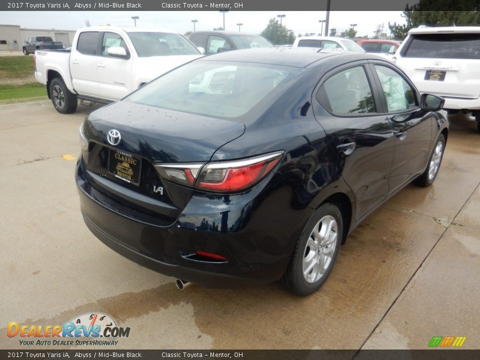 2017 Toyota Yaris iA Abyss / Mid-Blue Black Photo #2