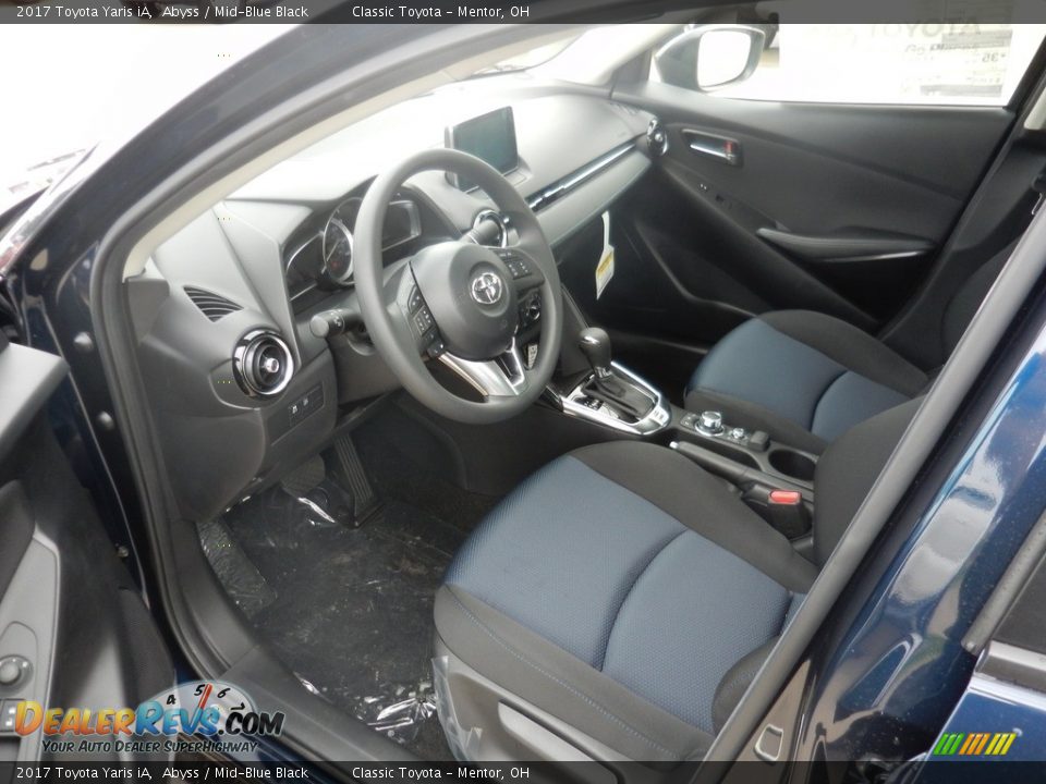 2017 Toyota Yaris iA Abyss / Mid-Blue Black Photo #3