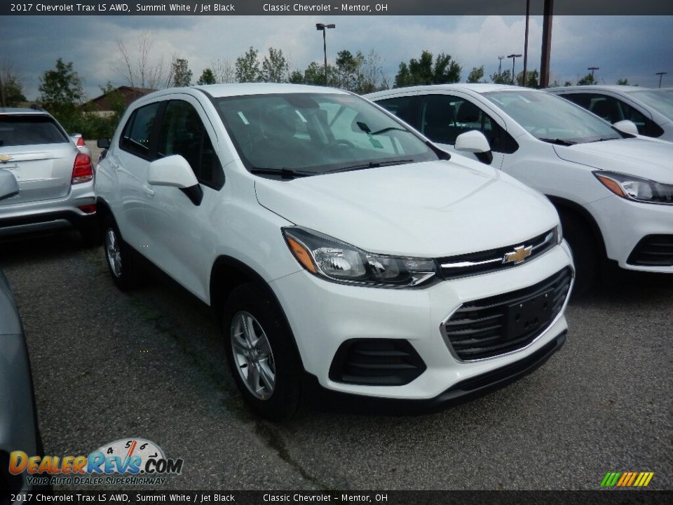 2017 Chevrolet Trax LS AWD Summit White / Jet Black Photo #3