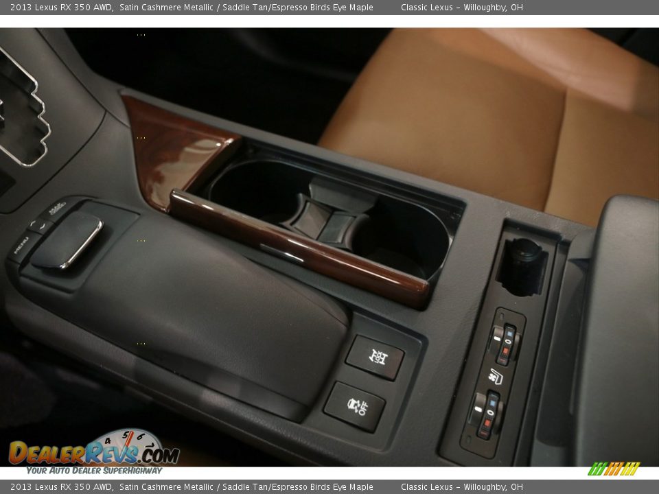2013 Lexus RX 350 AWD Satin Cashmere Metallic / Saddle Tan/Espresso Birds Eye Maple Photo #13