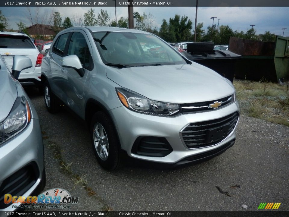 2017 Chevrolet Trax LS AWD Silver Ice Metallic / Jet Black Photo #3