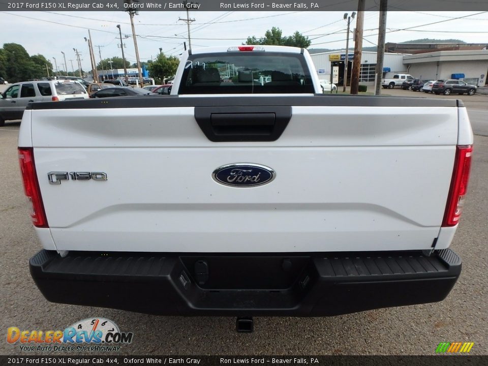2017 Ford F150 XL Regular Cab 4x4 Oxford White / Earth Gray Photo #5