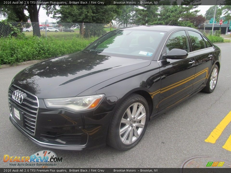 2016 Audi A6 2.0 TFSI Premium Plus quattro Brilliant Black / Flint Grey Photo #2