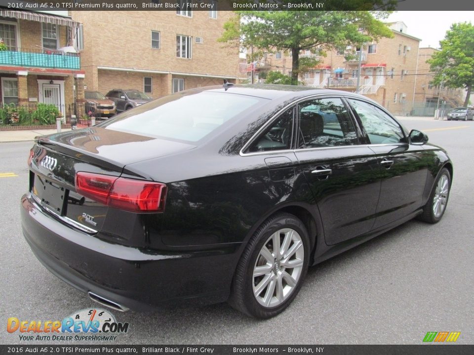 2016 Audi A6 2.0 TFSI Premium Plus quattro Brilliant Black / Flint Grey Photo #5
