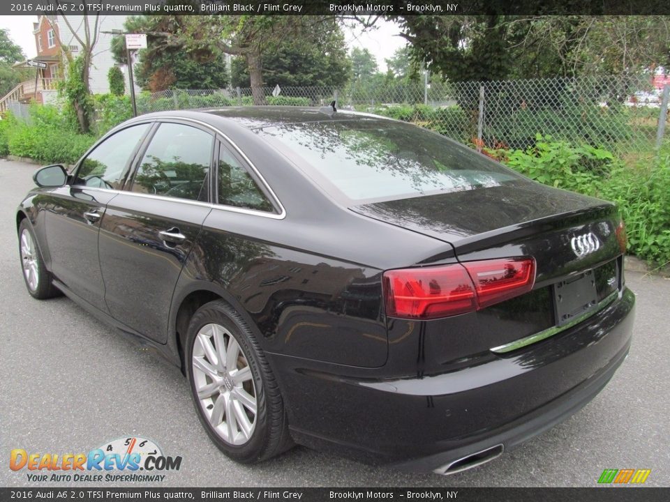 2016 Audi A6 2.0 TFSI Premium Plus quattro Brilliant Black / Flint Grey Photo #6