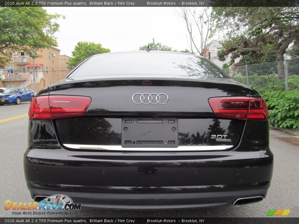 2016 Audi A6 2.0 TFSI Premium Plus quattro Brilliant Black / Flint Grey Photo #7