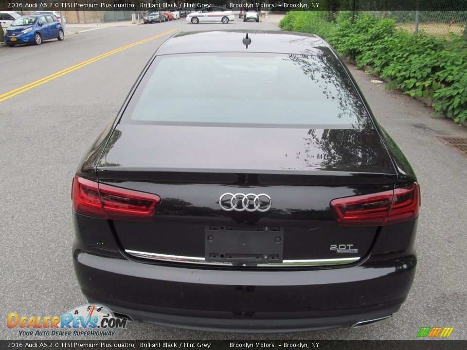 2016 Audi A6 2.0 TFSI Premium Plus quattro Brilliant Black / Flint Grey Photo #8