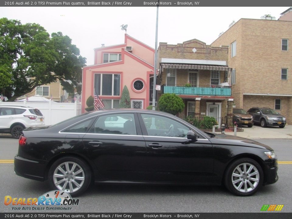 2016 Audi A6 2.0 TFSI Premium Plus quattro Brilliant Black / Flint Grey Photo #9