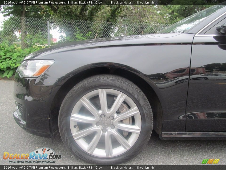 2016 Audi A6 2.0 TFSI Premium Plus quattro Brilliant Black / Flint Grey Photo #10