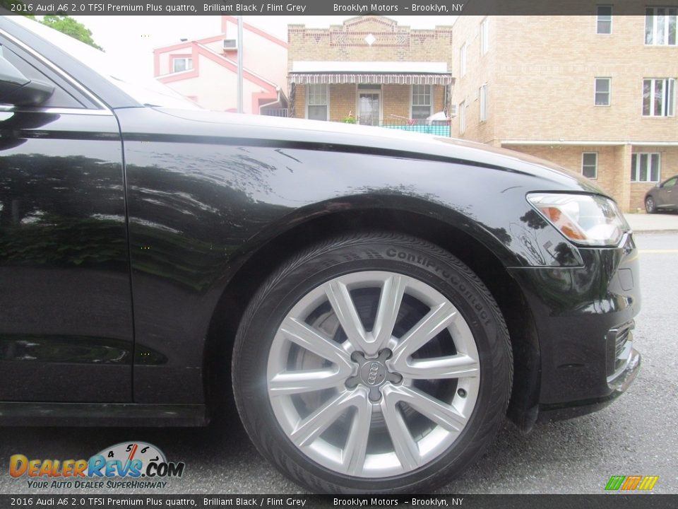 2016 Audi A6 2.0 TFSI Premium Plus quattro Brilliant Black / Flint Grey Photo #11