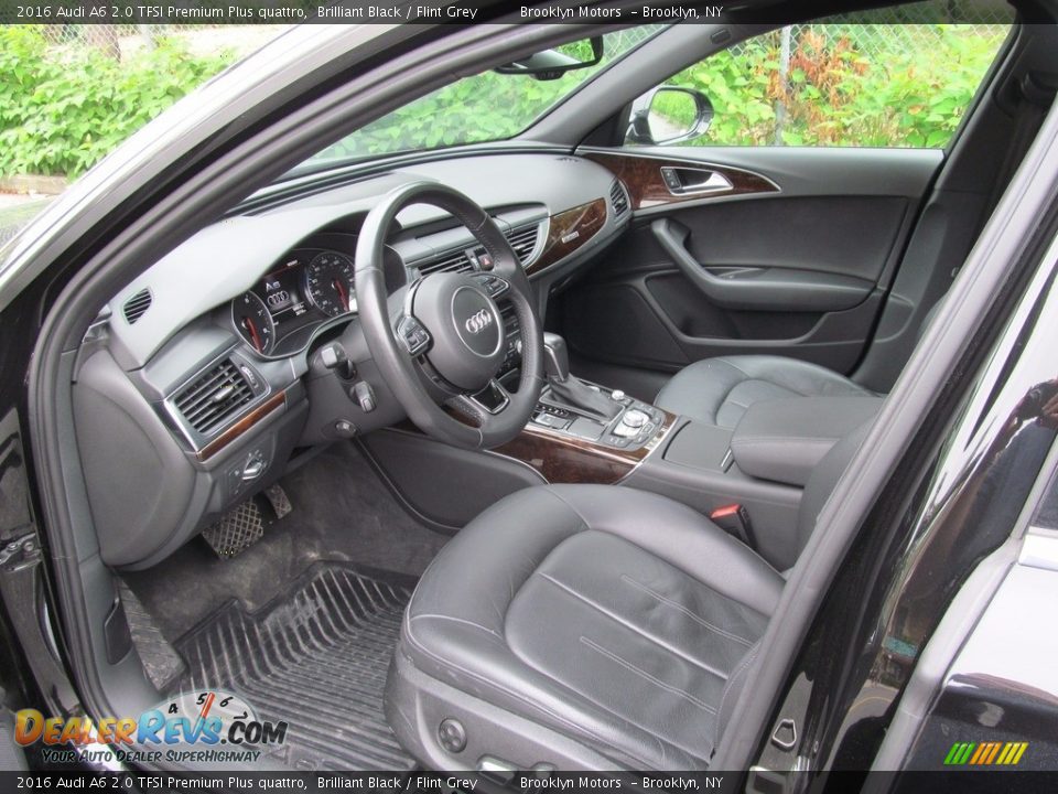 2016 Audi A6 2.0 TFSI Premium Plus quattro Brilliant Black / Flint Grey Photo #18