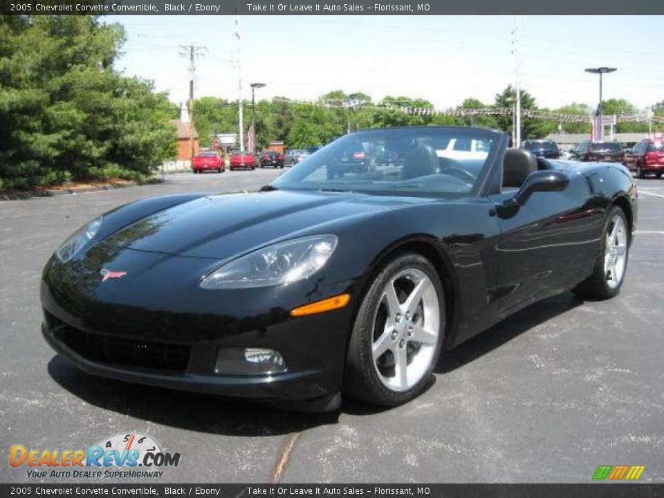 2005 Chevrolet Corvette Convertible Black / Ebony Photo #1