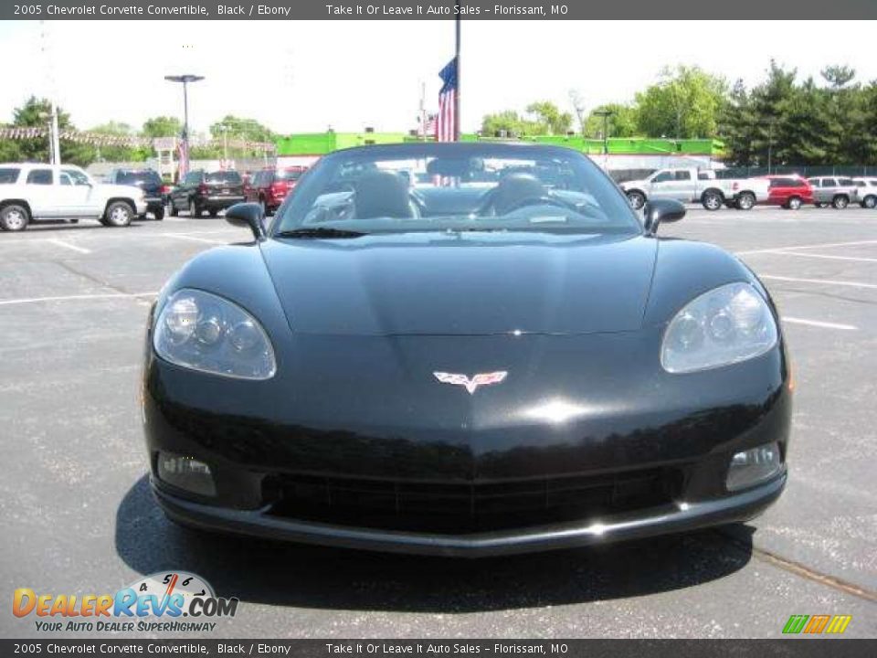 2005 Chevrolet Corvette Convertible Black / Ebony Photo #3