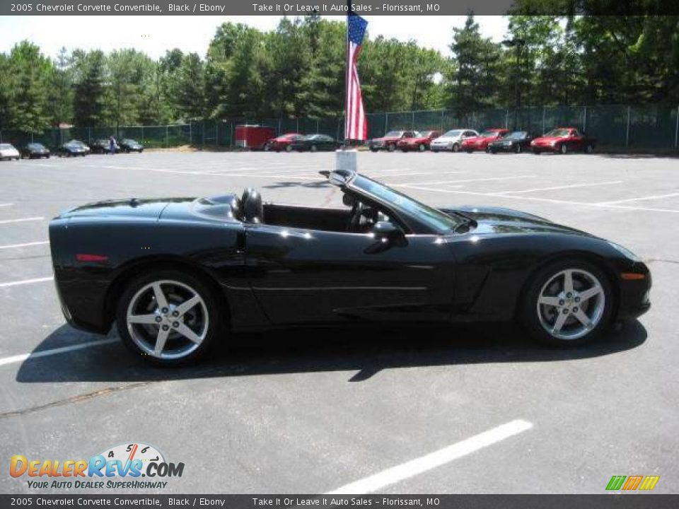 2005 Chevrolet Corvette Convertible Black / Ebony Photo #4