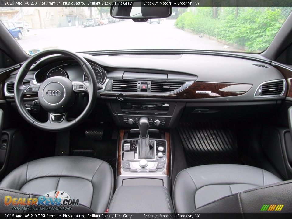 2016 Audi A6 2.0 TFSI Premium Plus quattro Brilliant Black / Flint Grey Photo #26