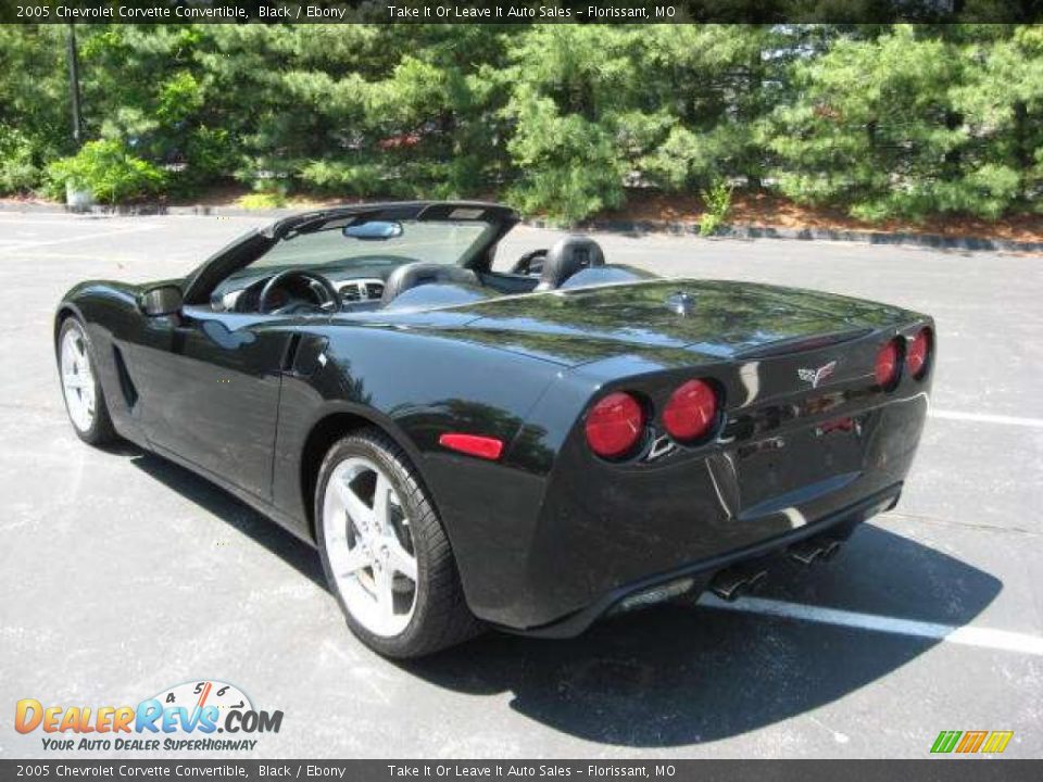 2005 Chevrolet Corvette Convertible Black / Ebony Photo #5