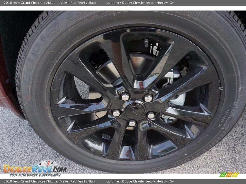 2018 Jeep Grand Cherokee Altitude Velvet Red Pearl / Black Photo #5