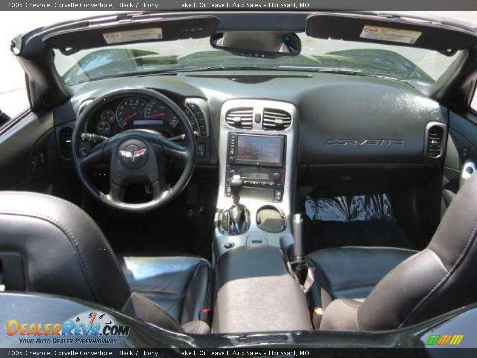 2005 Chevrolet Corvette Convertible Black / Ebony Photo #6