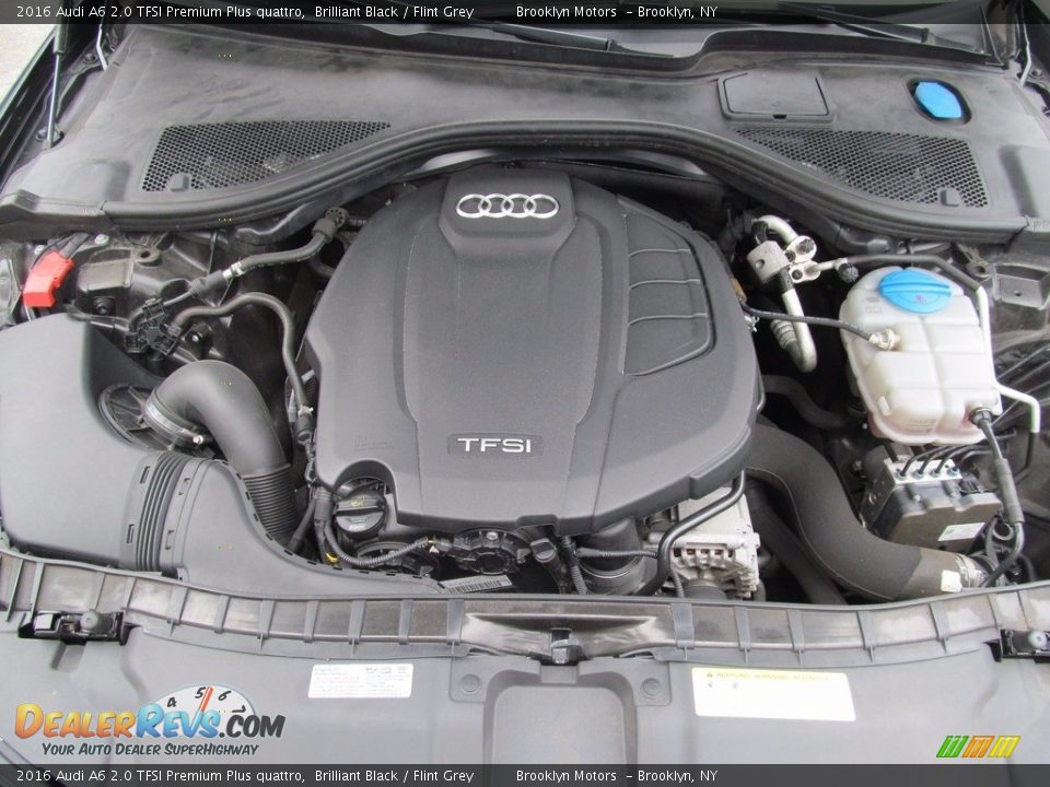 2016 Audi A6 2.0 TFSI Premium Plus quattro Brilliant Black / Flint Grey Photo #34