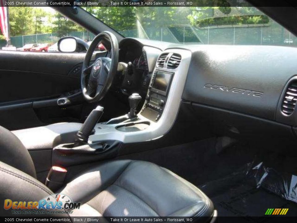 2005 Chevrolet Corvette Convertible Black / Ebony Photo #11