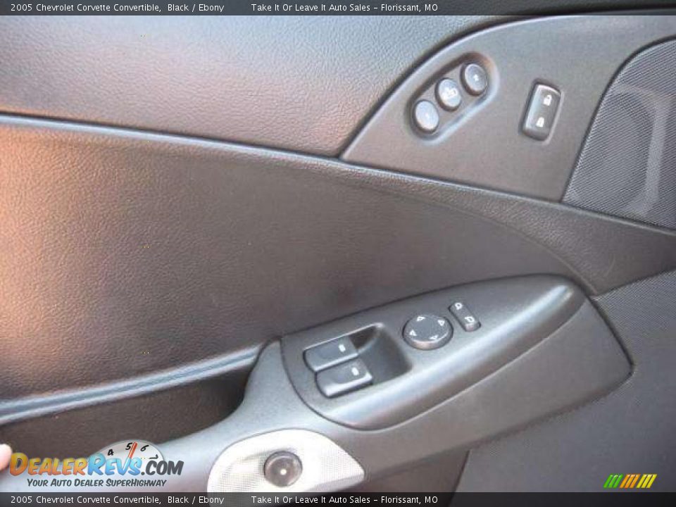 2005 Chevrolet Corvette Convertible Black / Ebony Photo #12