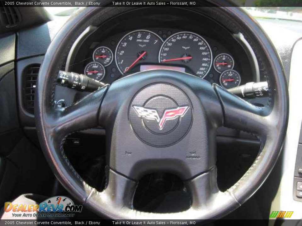 2005 Chevrolet Corvette Convertible Black / Ebony Photo #14