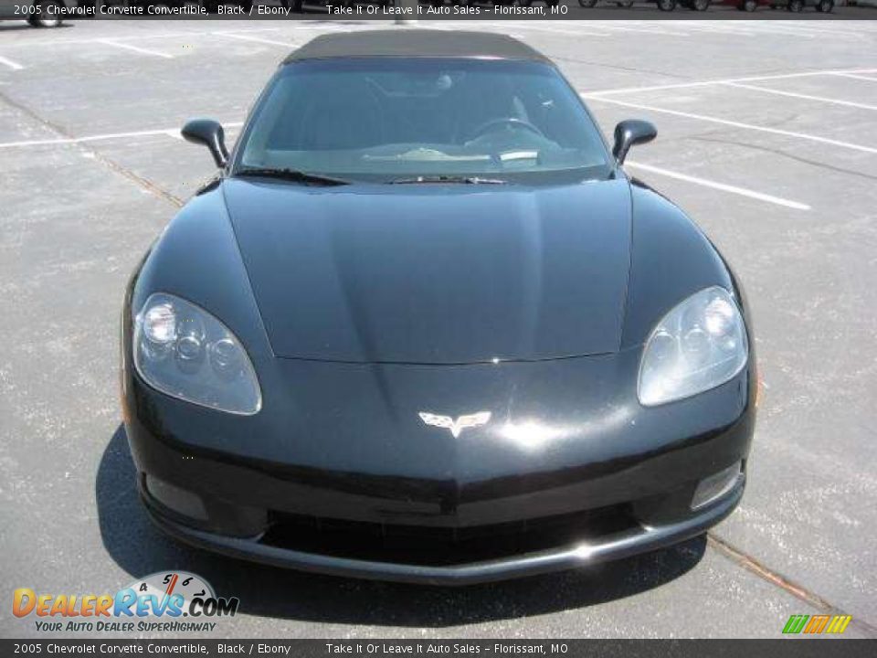 2005 Chevrolet Corvette Convertible Black / Ebony Photo #16