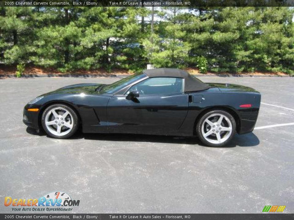 2005 Chevrolet Corvette Convertible Black / Ebony Photo #17