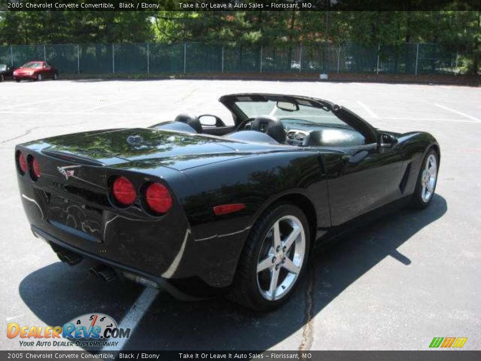 2005 Chevrolet Corvette Convertible Black / Ebony Photo #18
