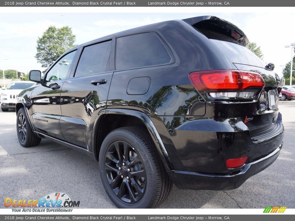 2018 Jeep Grand Cherokee Altitude Diamond Black Crystal Pearl / Black Photo #2