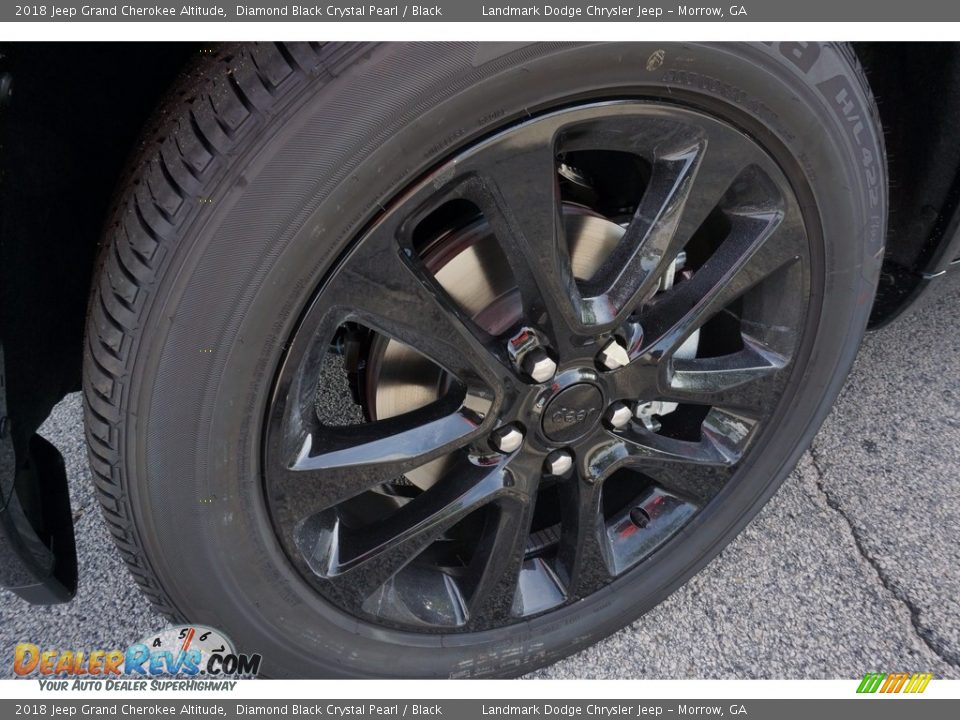 2018 Jeep Grand Cherokee Altitude Diamond Black Crystal Pearl / Black Photo #5
