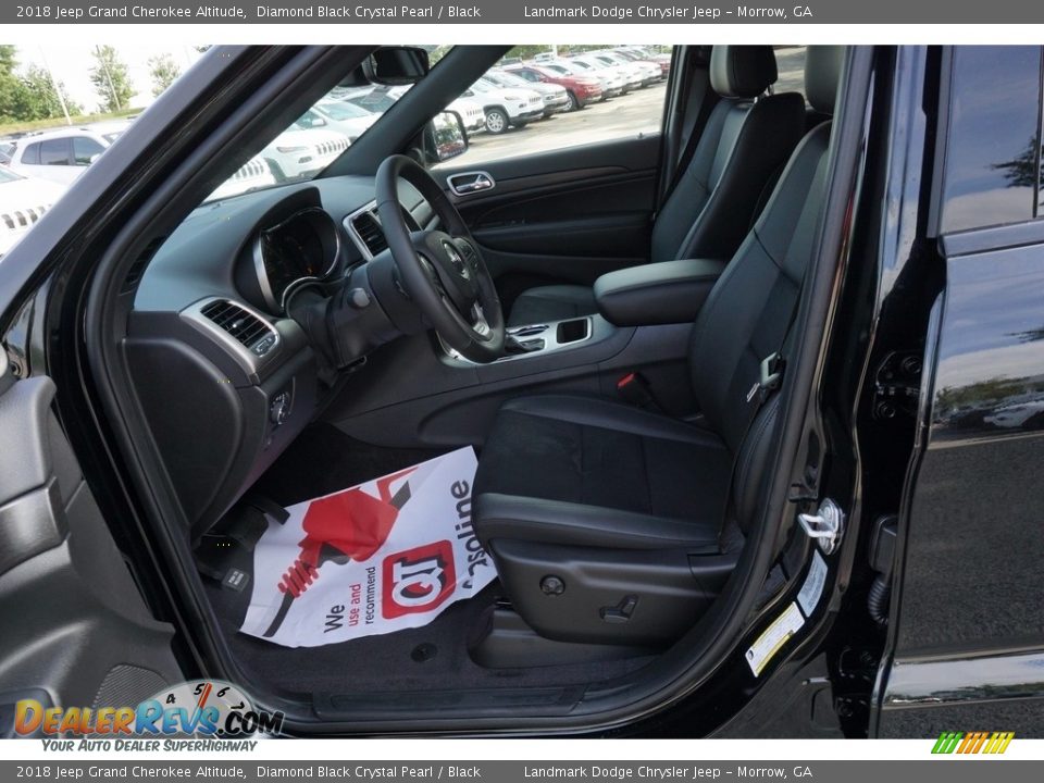 2018 Jeep Grand Cherokee Altitude Diamond Black Crystal Pearl / Black Photo #6