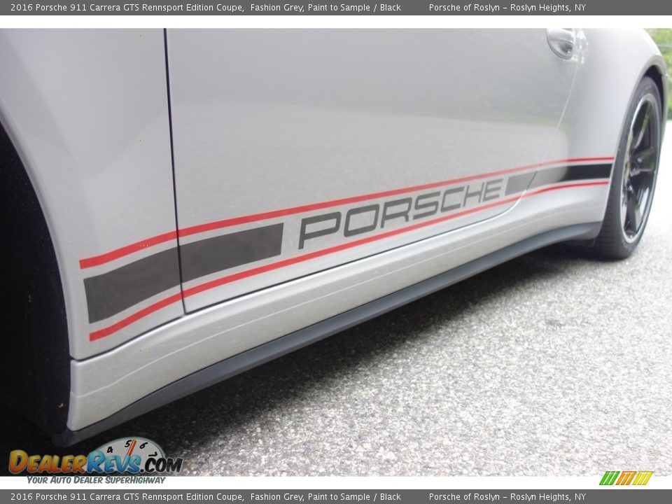2016 Porsche 911 Carrera GTS Rennsport Edition Coupe Fashion Grey, Paint to Sample / Black Photo #10
