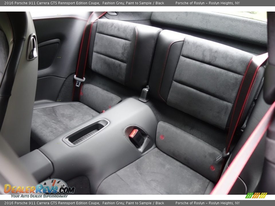 Rear Seat of 2016 Porsche 911 Carrera GTS Rennsport Edition Coupe Photo #22