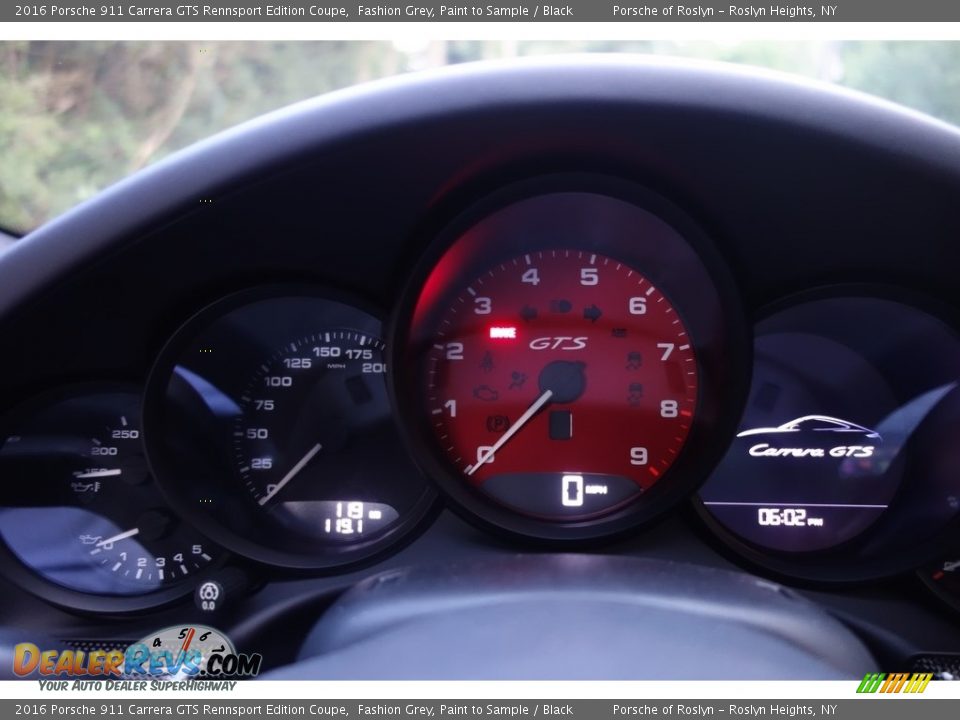 2016 Porsche 911 Carrera GTS Rennsport Edition Coupe Gauges Photo #30