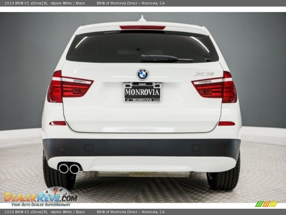 2014 BMW X3 xDrive28i Alpine White / Black Photo #3