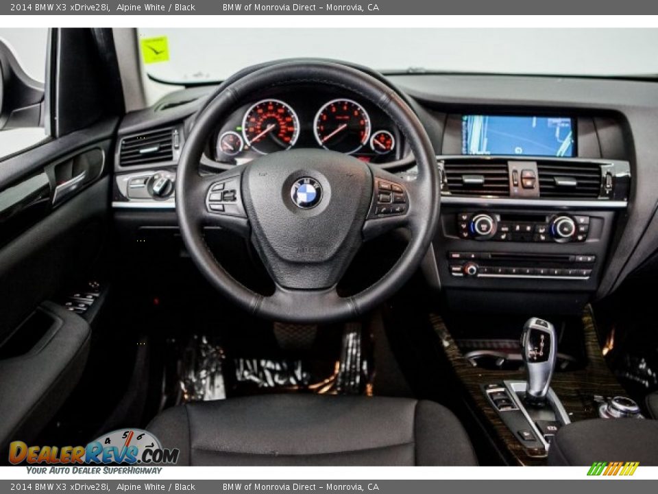2014 BMW X3 xDrive28i Alpine White / Black Photo #4