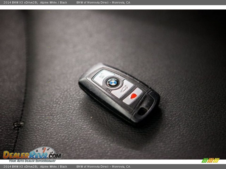 2014 BMW X3 xDrive28i Alpine White / Black Photo #11