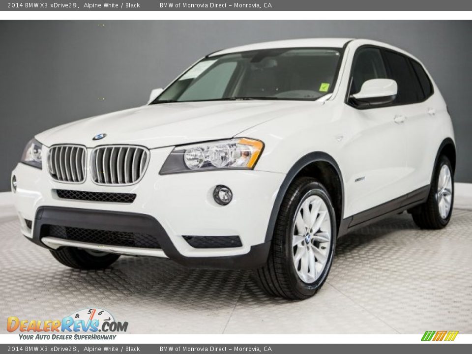 2014 BMW X3 xDrive28i Alpine White / Black Photo #14