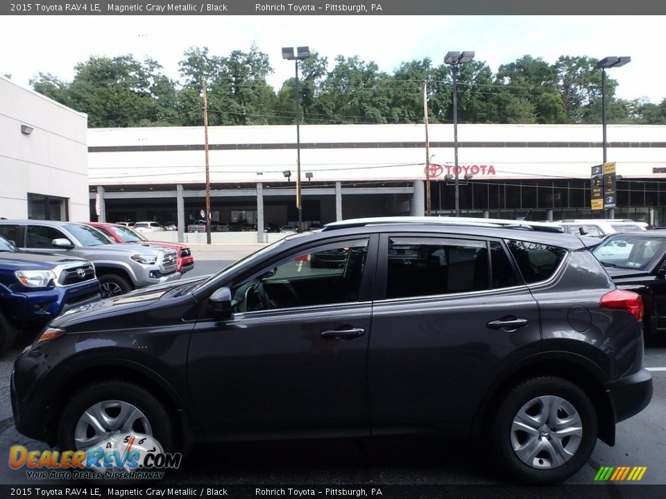2015 Toyota RAV4 LE Magnetic Gray Metallic / Black Photo #4