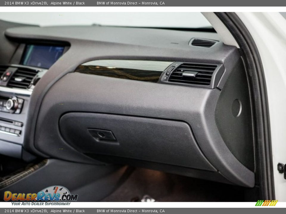 2014 BMW X3 xDrive28i Alpine White / Black Photo #25