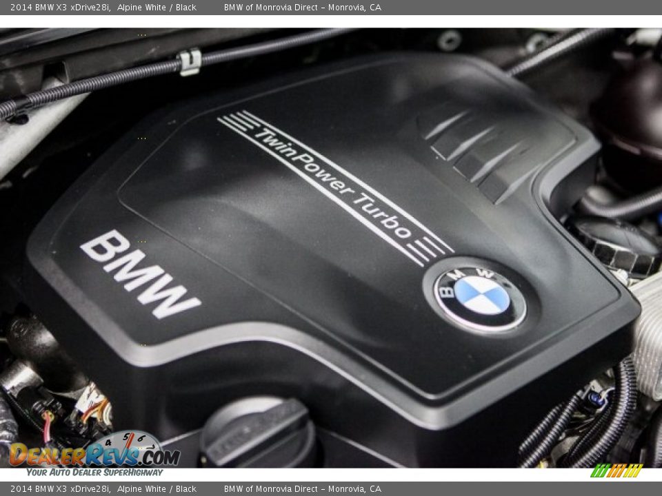 2014 BMW X3 xDrive28i Alpine White / Black Photo #28