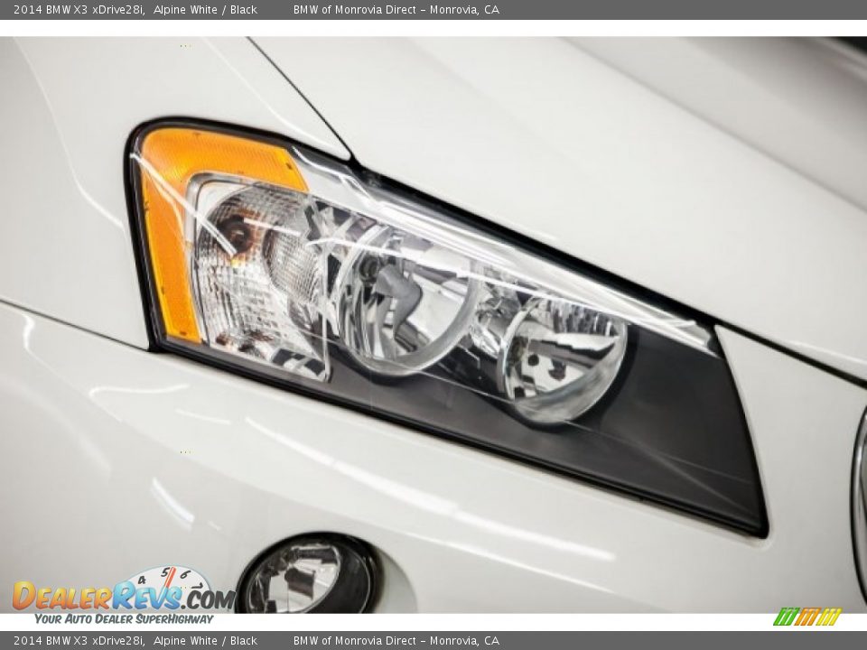2014 BMW X3 xDrive28i Alpine White / Black Photo #29