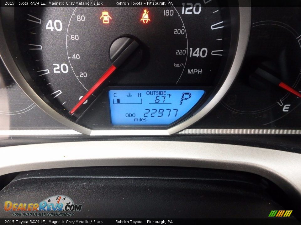 2015 Toyota RAV4 LE Magnetic Gray Metallic / Black Photo #10